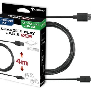 USB Charge & Play Cable for PS4 and Xbox One Controller