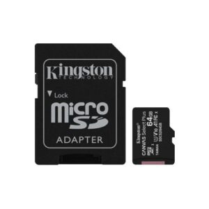 Kingston Canvas Select Plus 64GB Micro SD Card With SD Adapter
