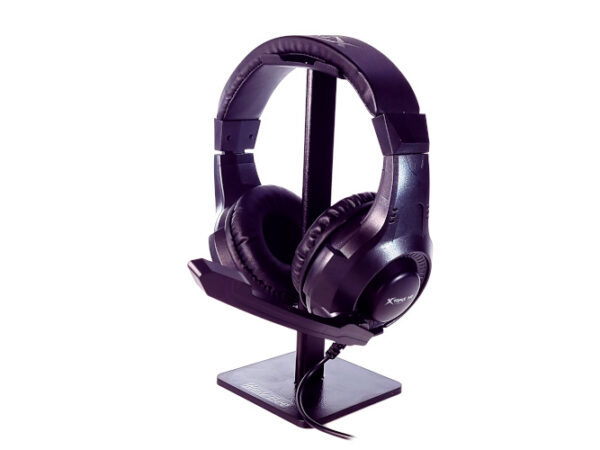 Xtrike me gaming headset angle left microphone arm down