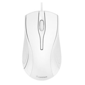 Hama White Wired Optical Mouse